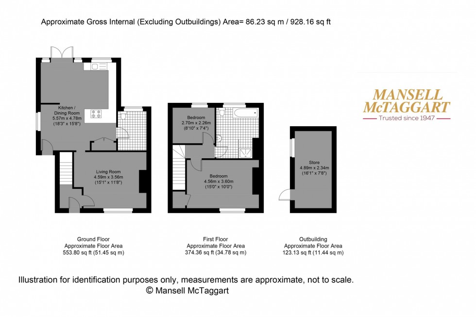 Floorplan for Newham Lane, Steyning, BN44