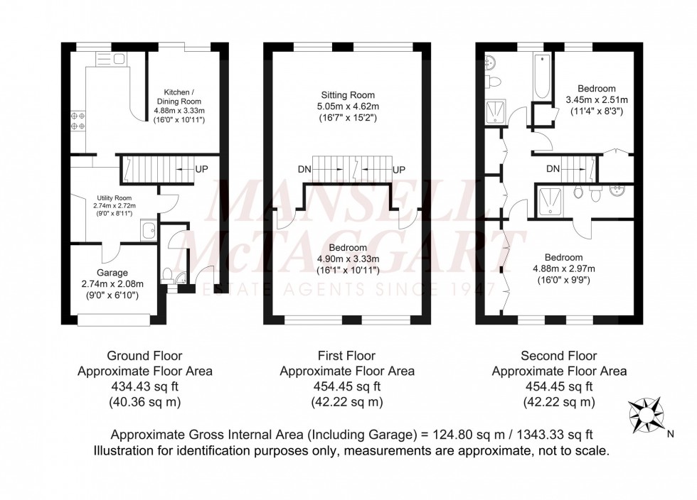 Floorplan for Ashleigh Road, Horsham, RH12