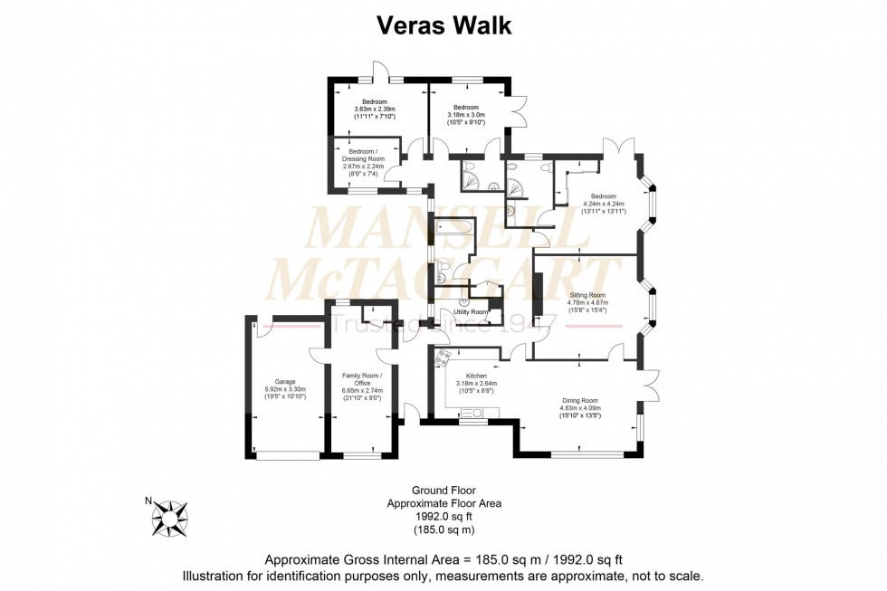 Floorplan for Veras Walk, Storrington, RH20