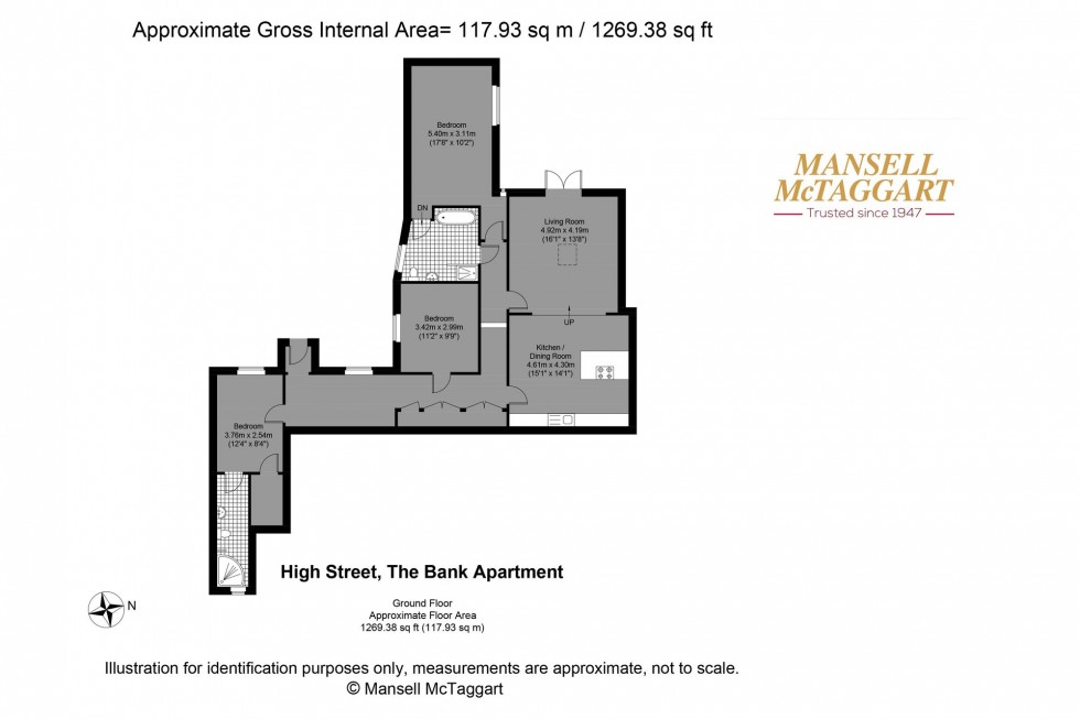 Floorplan for High Street, Steyning, BN44