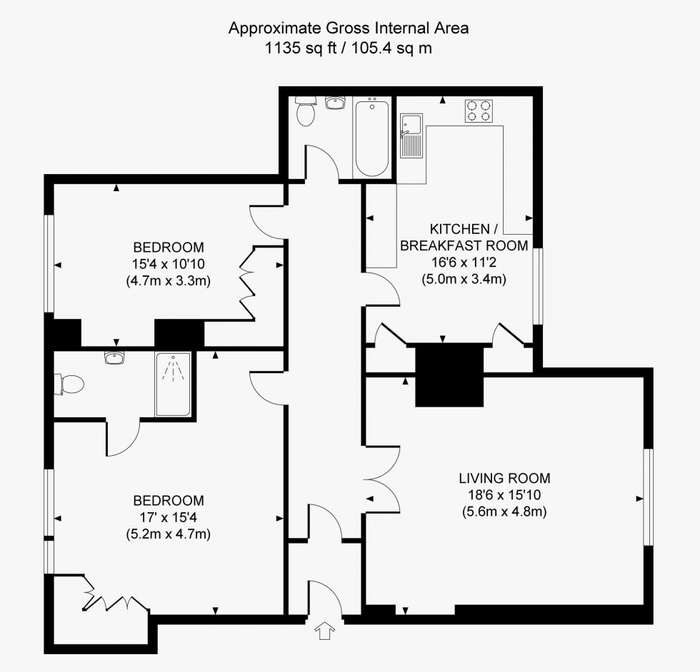 Floorplan for Hett Close, Ardingly, RH17