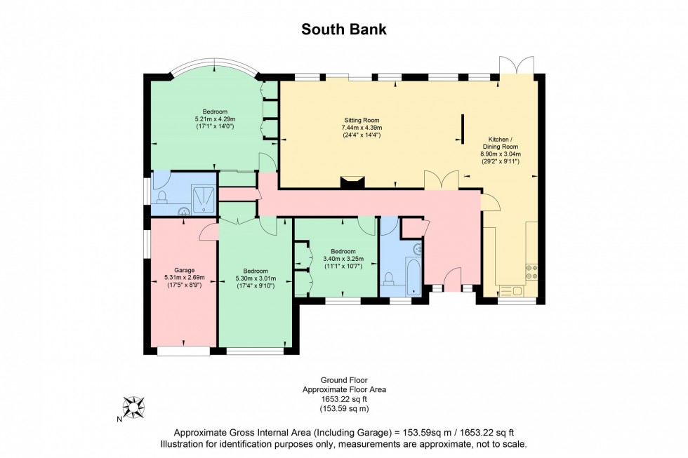 Floorplan for South Bank, Hassocks, BN6