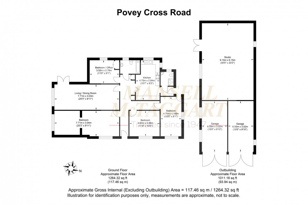 Floorplan for Povey Cross Road, Horley, RH6