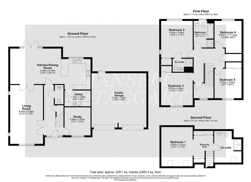 Floorplan for Thomas Waters Way, Horley, RH6