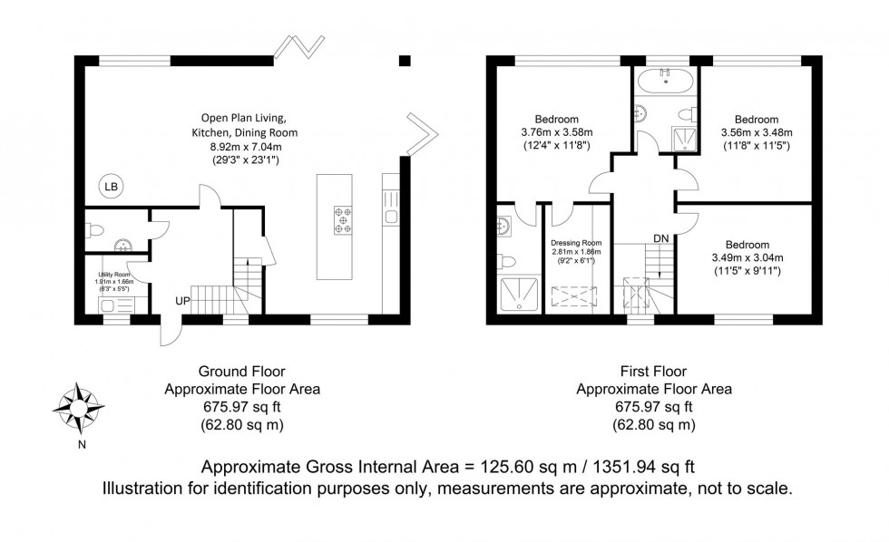 Floorplan for Priory Street, Lewes, BN7