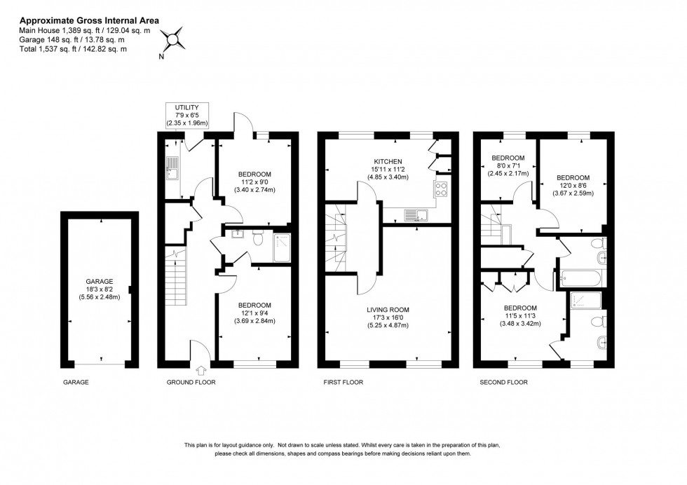 Floorplan for Deers Leap, Haywards Heath, RH16