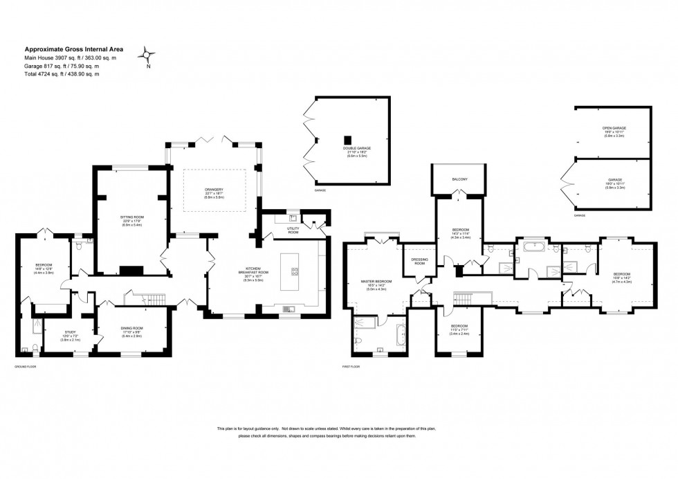 Floorplan for Church Lane, Danehill, RH17