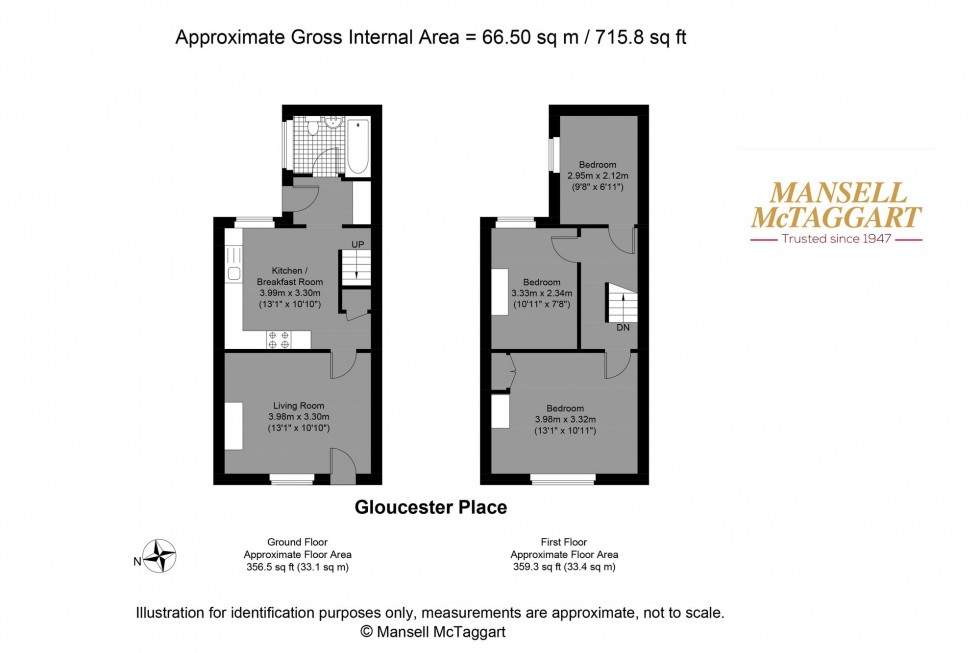Floorplan for Gloucester Place, Littlehampton, BN17