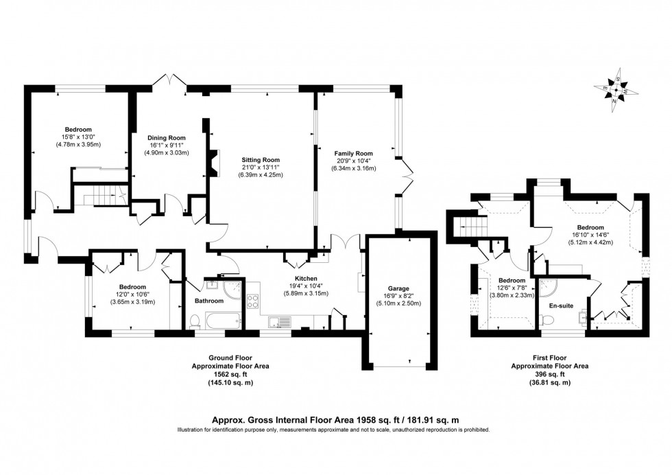 Floorplan for Brook Lane, Lindfield, RH16