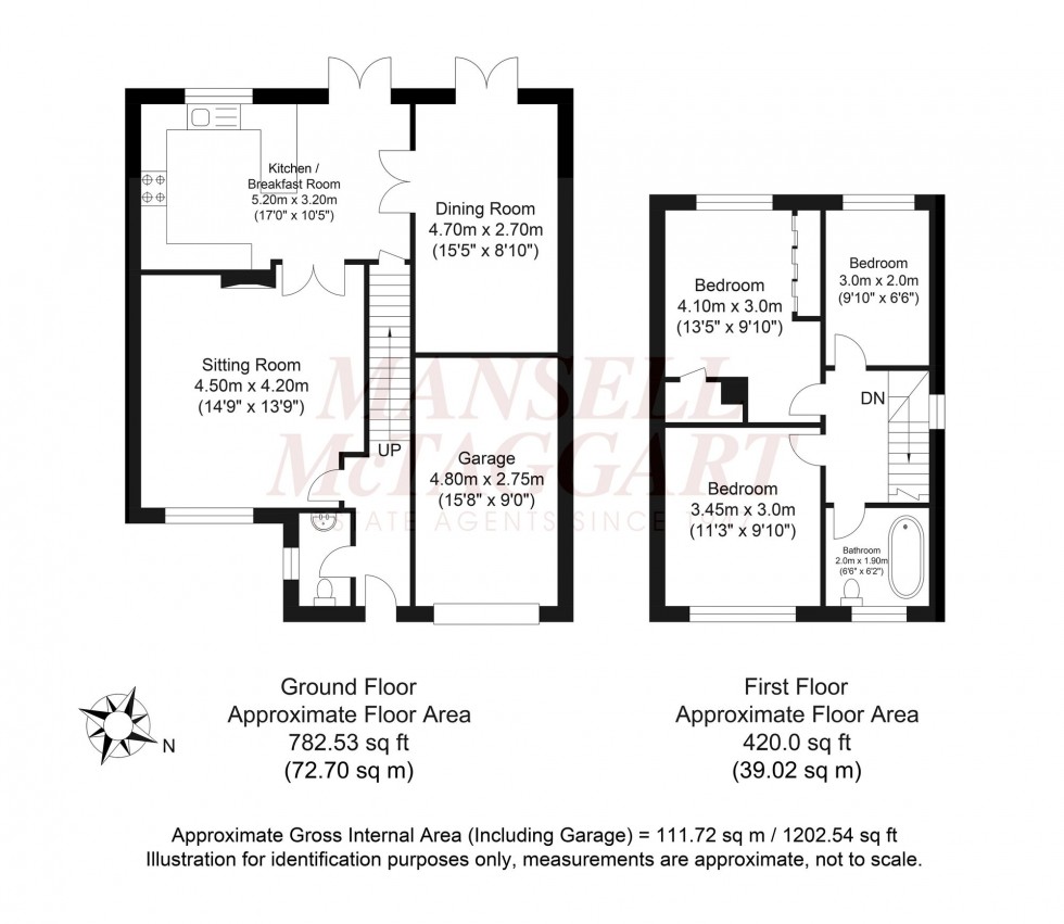Floorplan for Lambs Farm Close, Horsham, RH12