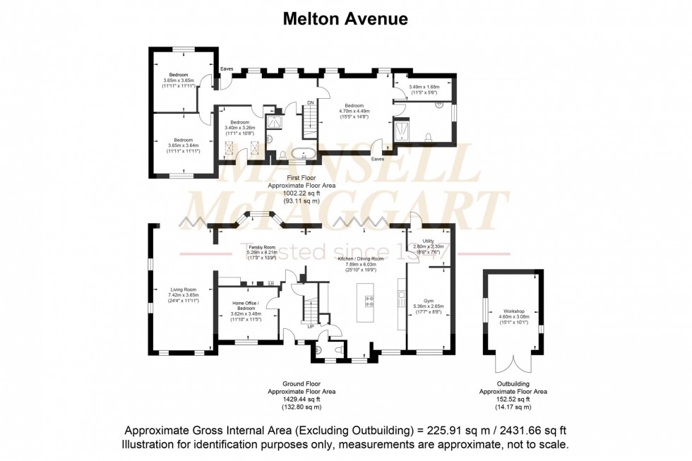 Floorplan for Melton Avenue, Storrington, RH20