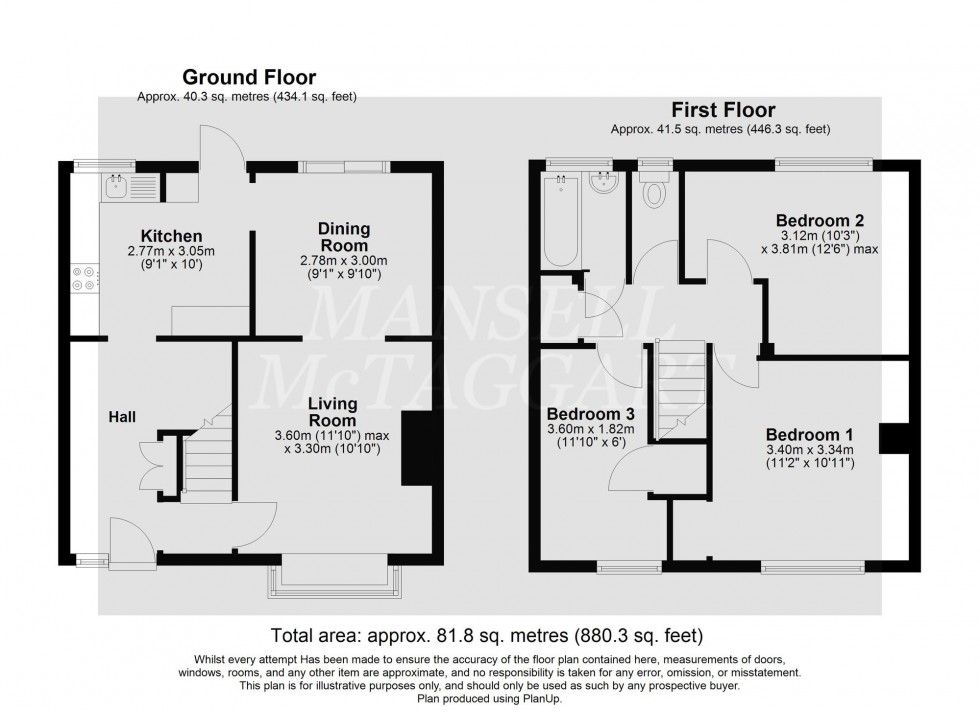 Floorplan for Whittington Road, Crawley, RH10