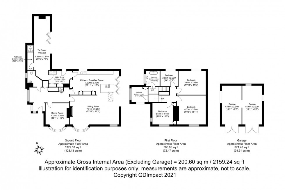 Floorplan for Copthorne Road, Felbridge, RH19