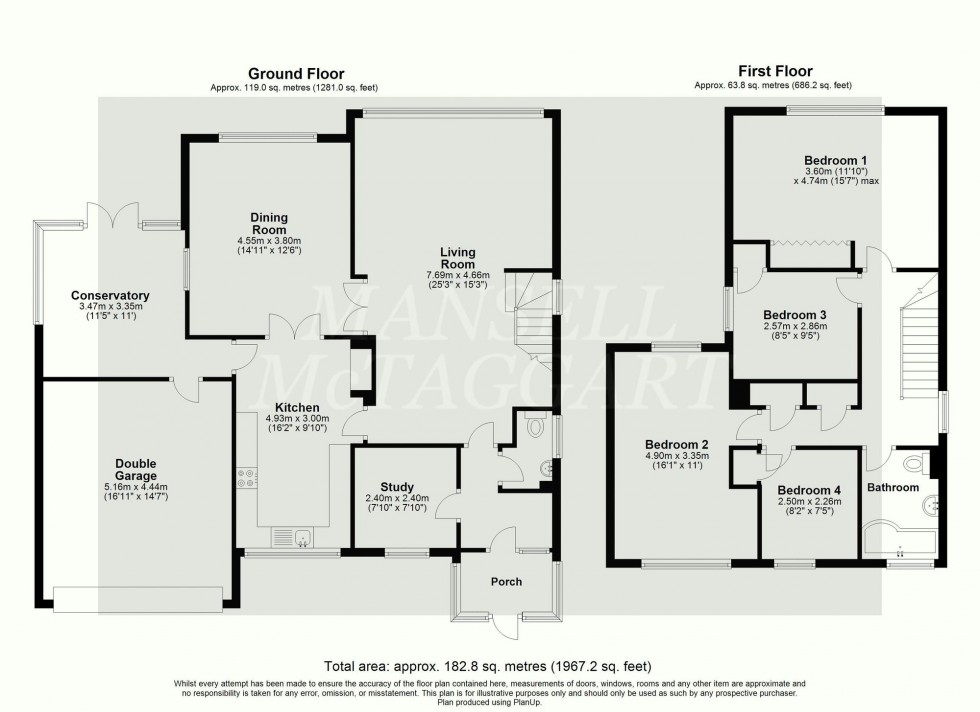 Floorplan for Blackthorns, Lindfield, RH16
