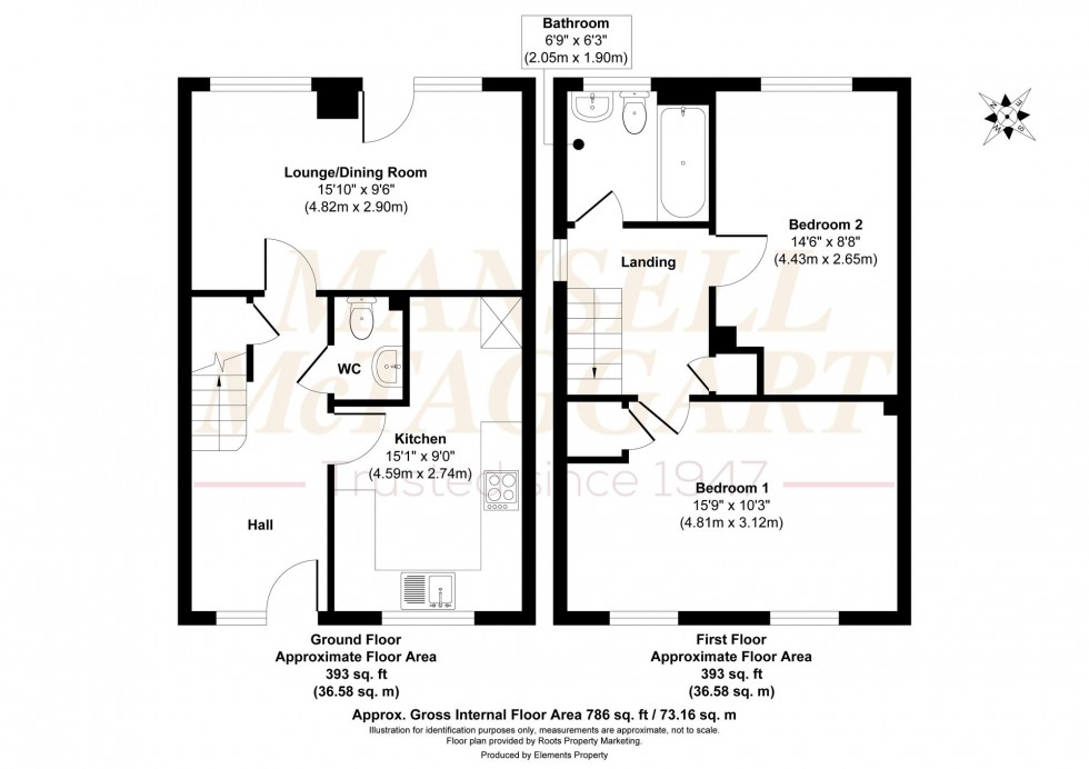 Floorplan for Alexander Mead, Newick, BN8