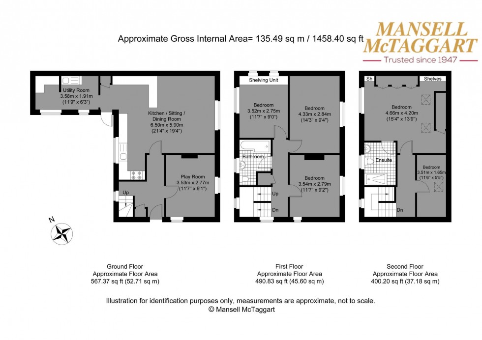Floorplan for Shooting Field, Steyning, BN44
