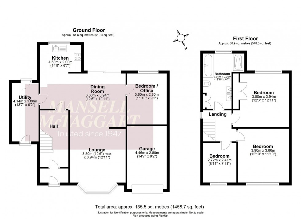 Floorplan for South Chailey, Lewes, BN8