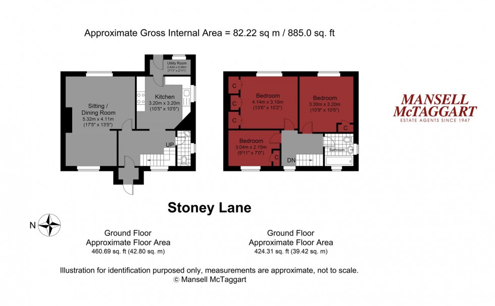 Floorplan for Stoney Lane, Shoreham-By-Sea, BN43
