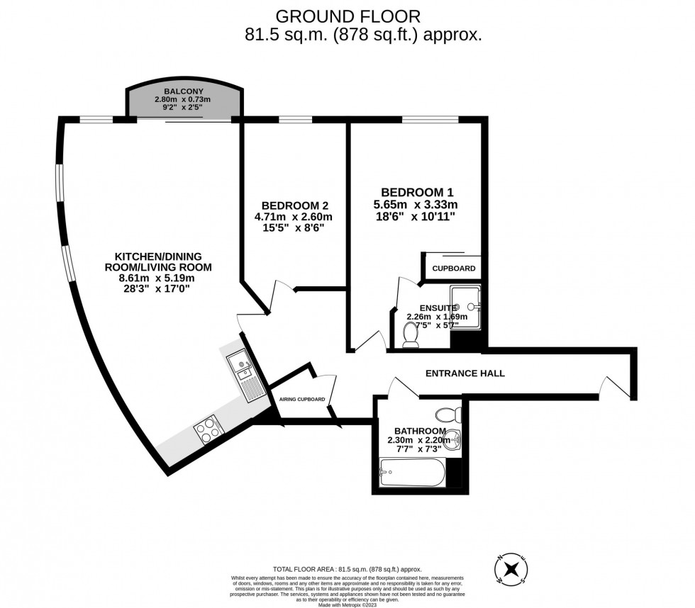 Floorplan for Trafalgar Gardens, Coburn House Trafalgar Gardens, RH10