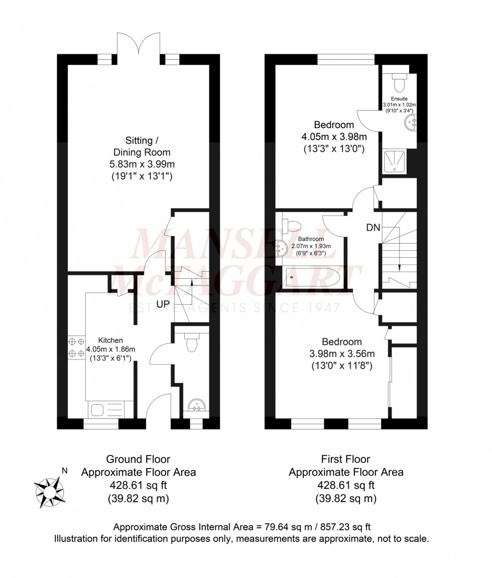 Floorplan for Calico Street, Faygate, RH12