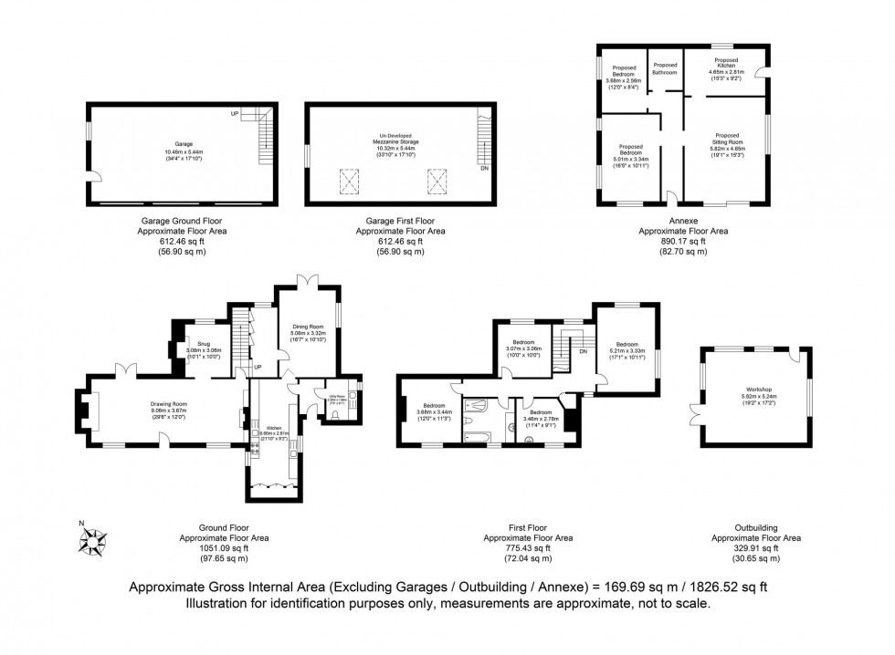 Floorplan for Wickham Lane, Cooksbridge, BN8