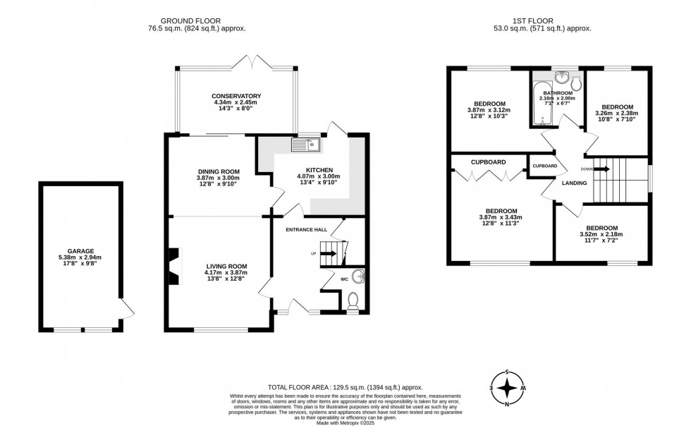Floorplan for Savernake Walk, Crawley, RH10