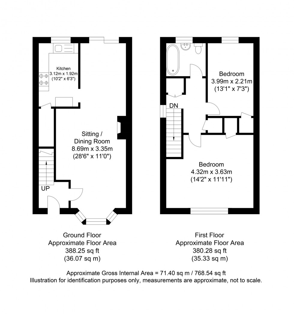 Floorplan for Springett Avenue, Ringmer, BN8