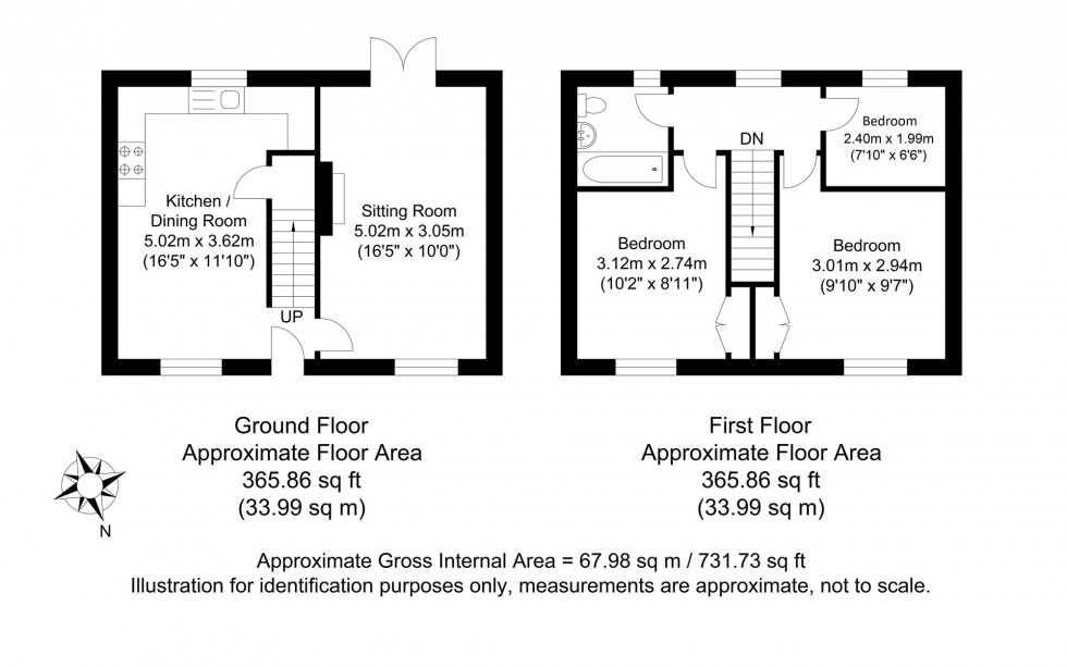 Floorplan for The Lynchets, Lewes, BN7