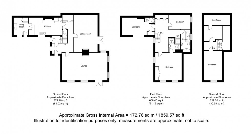 Floorplan for Blackham, Tunbridge Wells, TN3