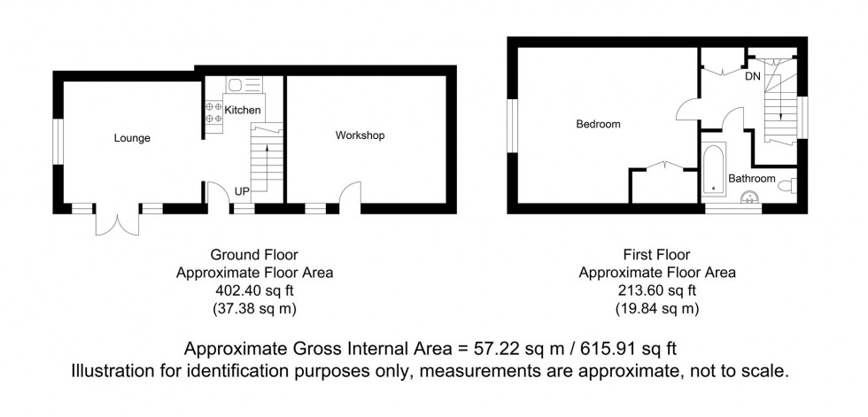 Floorplan for Blackham, Tunbridge Wells, TN3