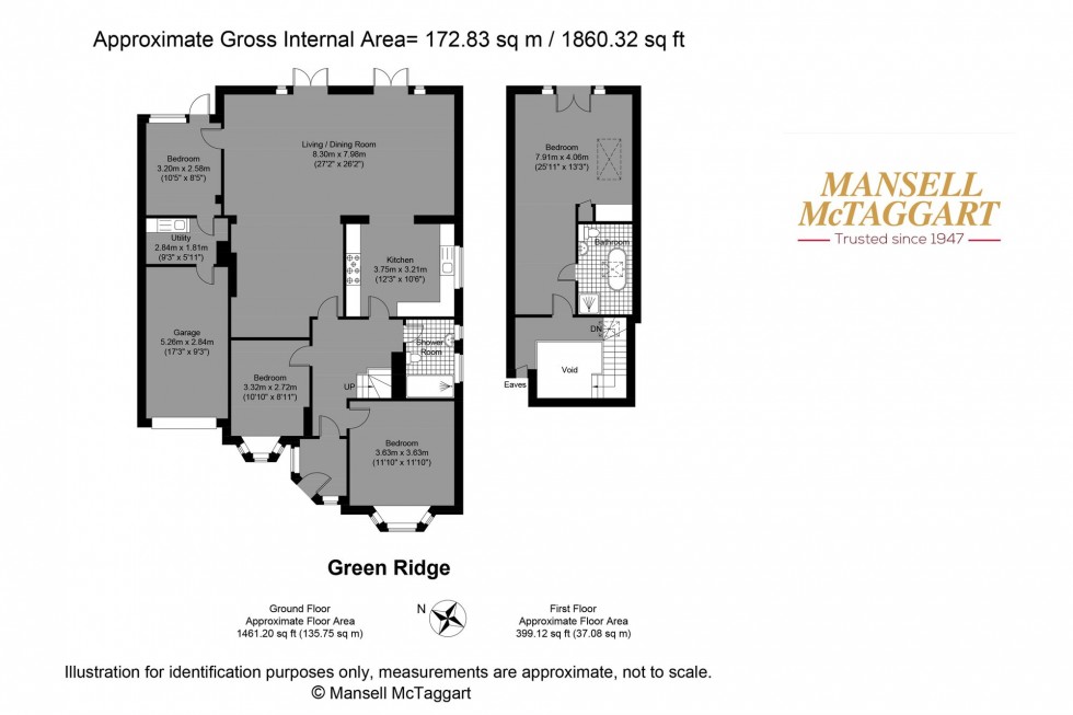Floorplan for Green Ridge, Brighton, BN1