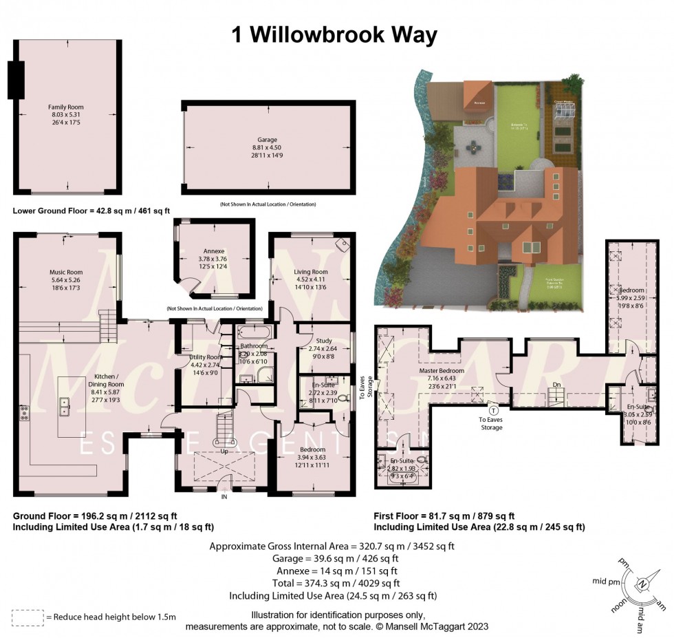 Floorplan for Willowbrook Way, Hassocks, BN6