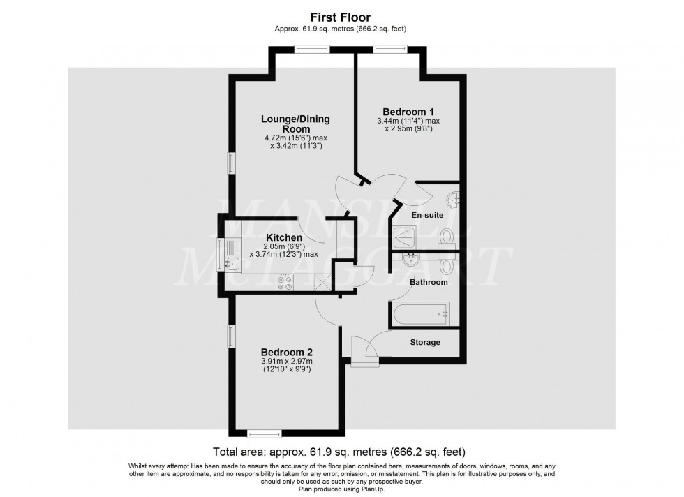 Floorplan for Regents Mews, Horley, RH6