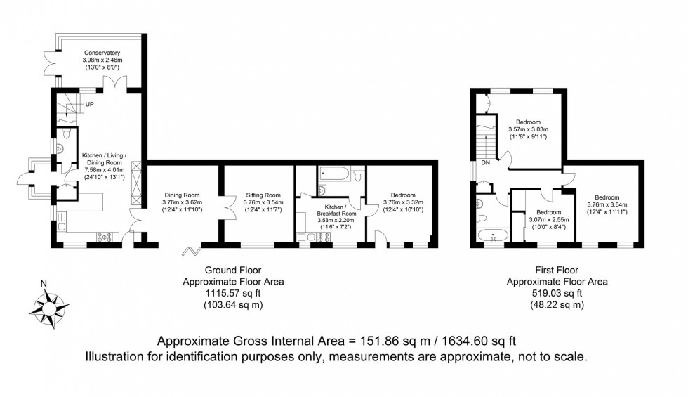 Floorplan for Spital Road, Lewes, BN7