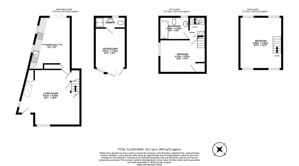 Floorplan for Highfields, Forest Row, RH18