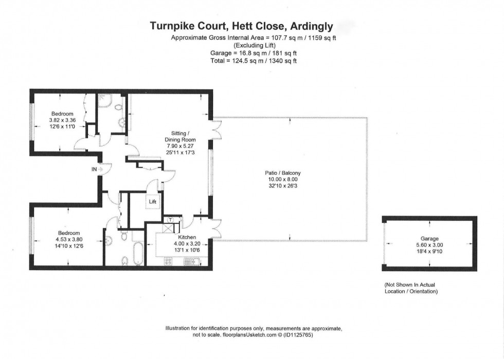 Floorplan for Hett Close, Ardingly, RH17