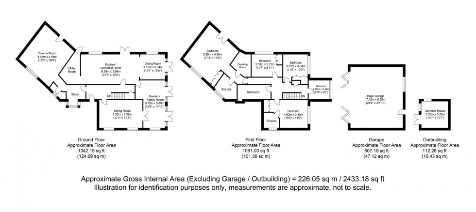 Floorplan for Harlequin Lane, Crowborough, TN6