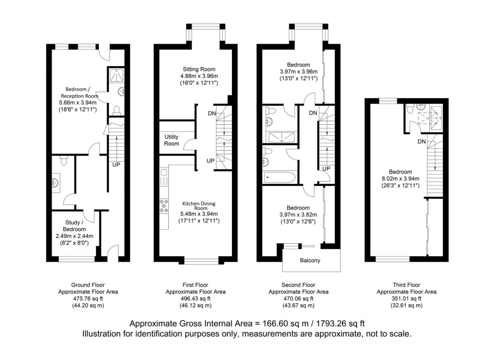 Floorplan for Railway Lane, Lewes, BN7