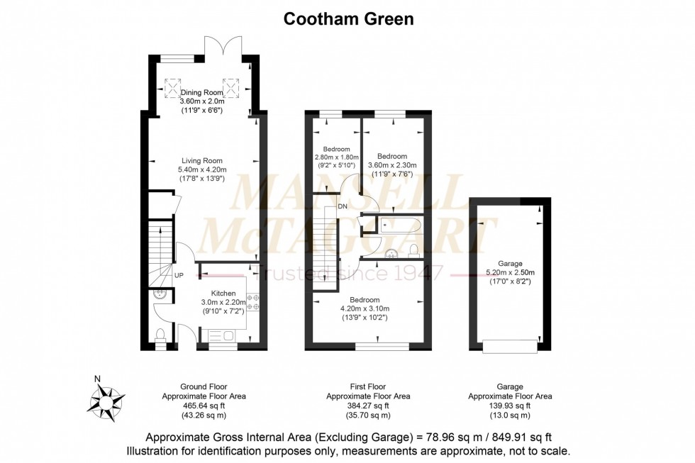 Floorplan for Cootham Green, Cootham, RH20