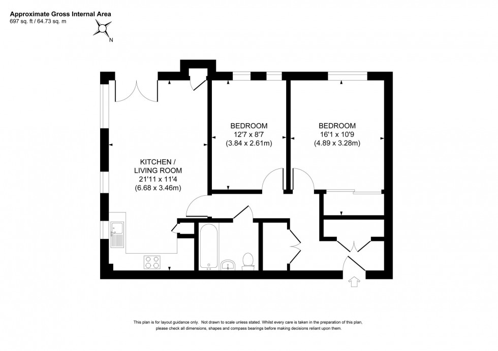Floorplan for Grainger Way, Henrietta Court Grainger Way, RH17