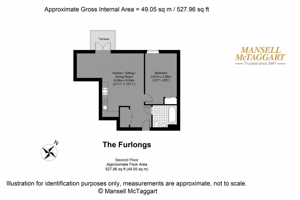 Floorplan for 12 The Furlong, Brighton, BN2