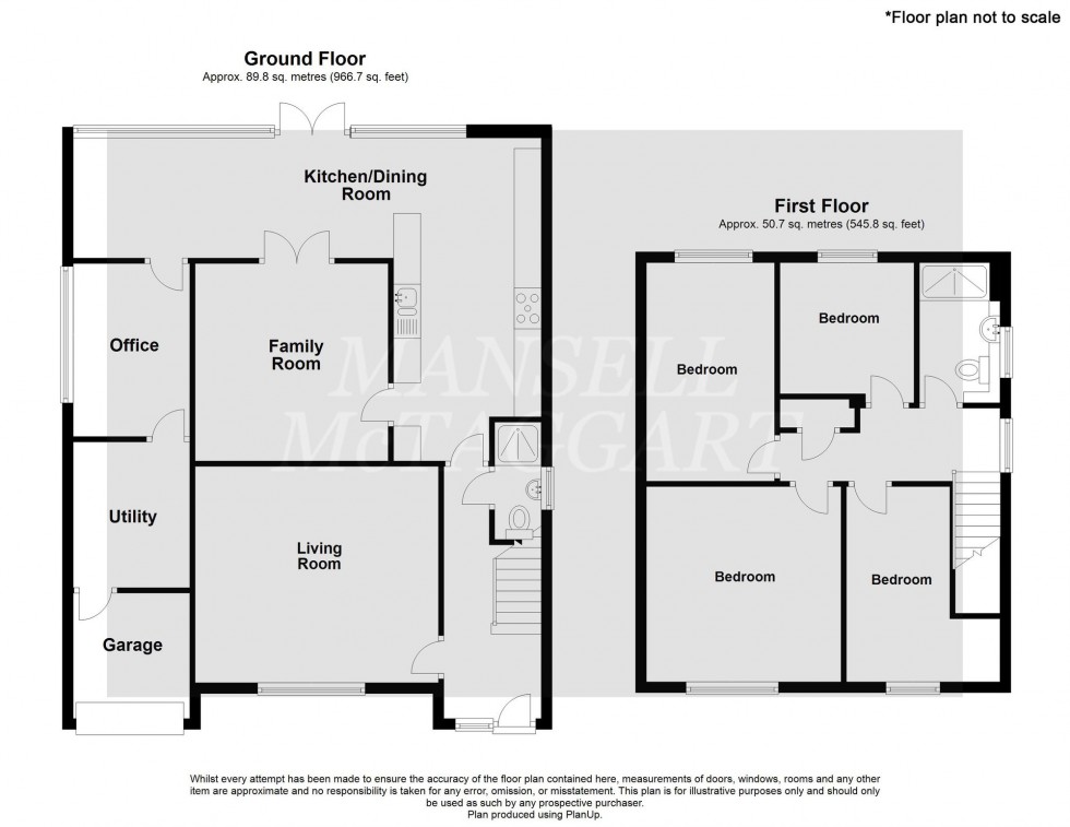 Floorplan for The Glade, Crawley, RH10
