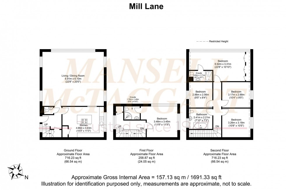 Floorplan for North Chailey, Lewes, BN8