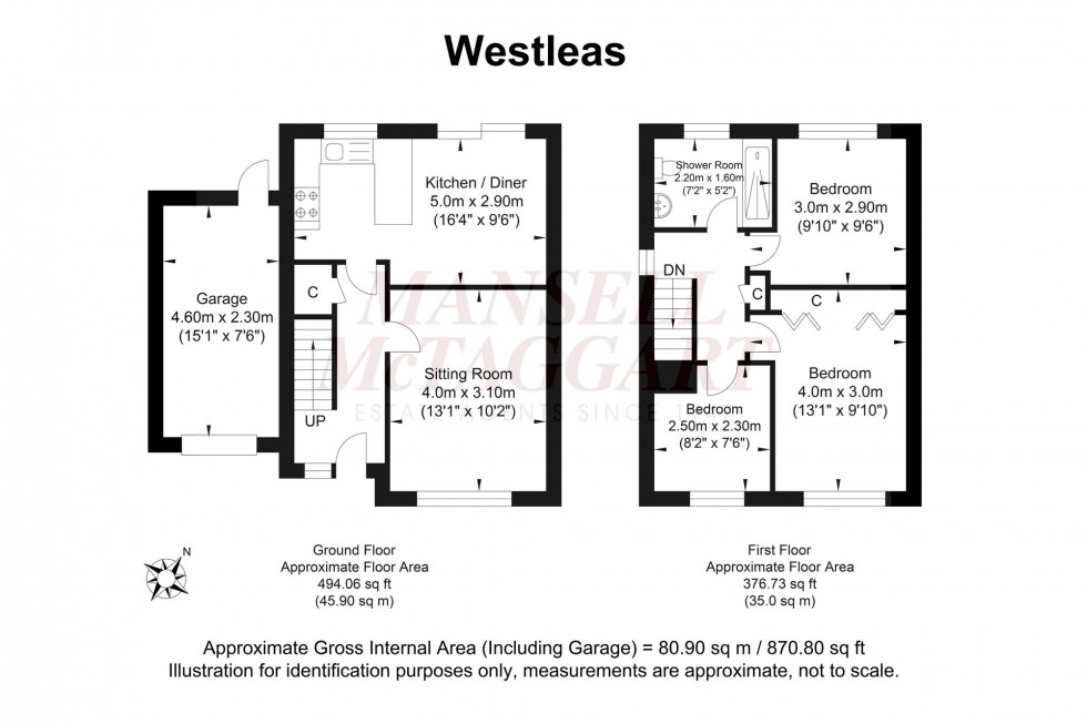 Floorplan for Westleas, Horley, RH6