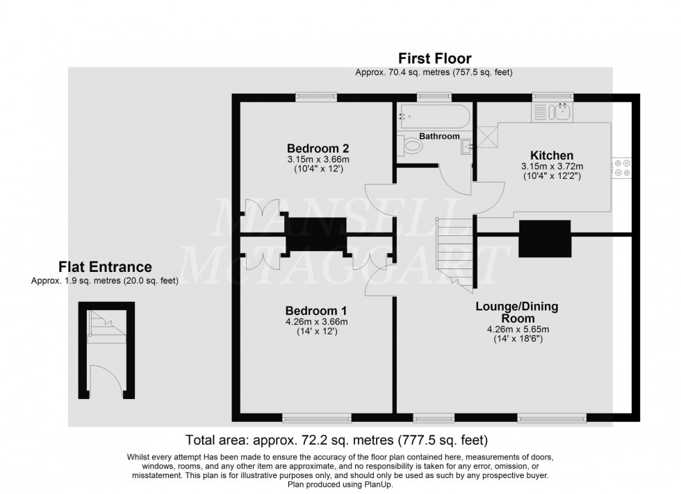 Floorplan for Brighton Road, Horley, RH6
