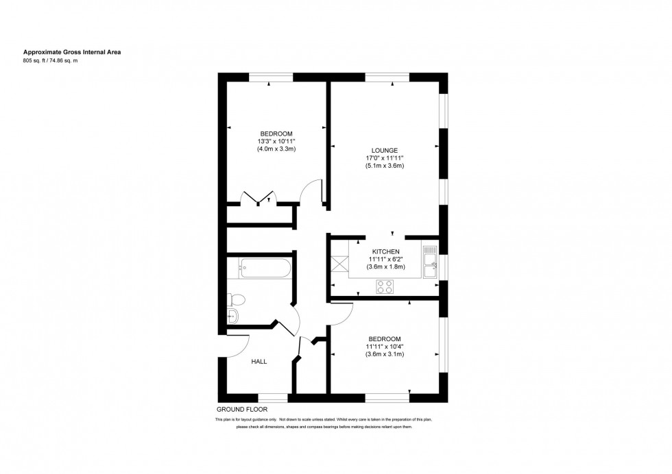 Floorplan for Chapman Way, Haywards Heath, RH16