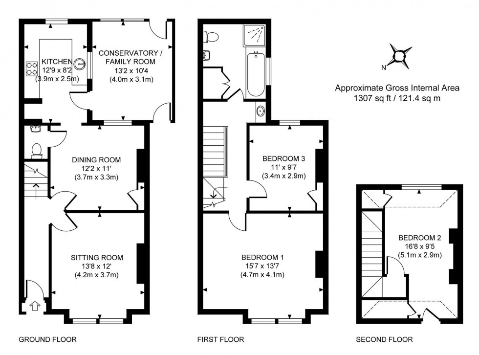 Floorplan for Fairfield Road, Burgess Hill, RH15