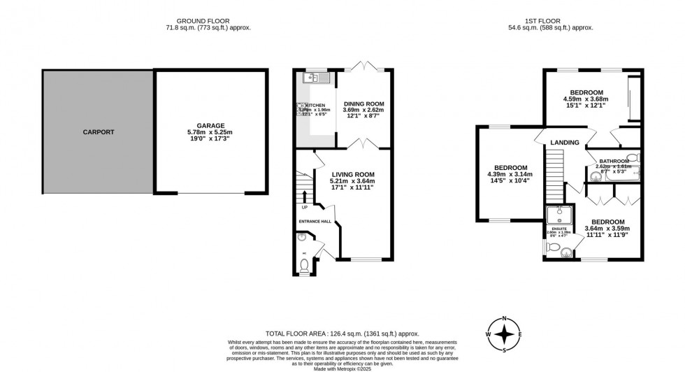 Floorplan for Walhatch Close, Forest Row, RH18