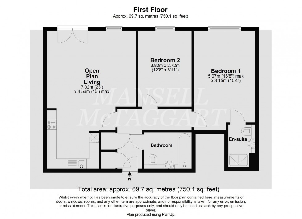 Floorplan for Rathlin Road, Crawley, RH11