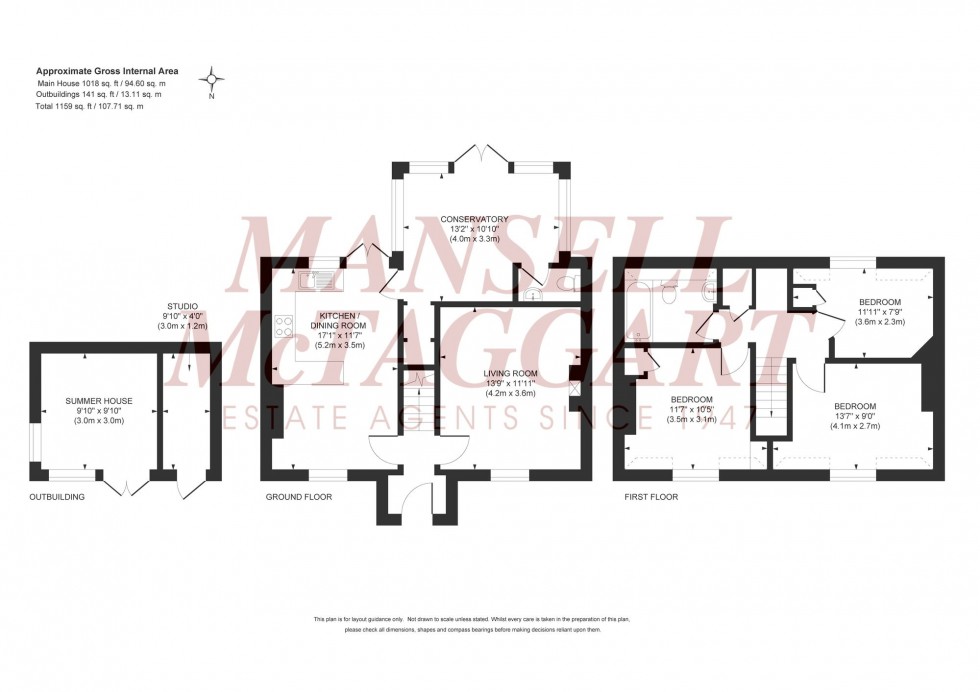 Floorplan for St. Andrews Road, Burgess Hill, RH15